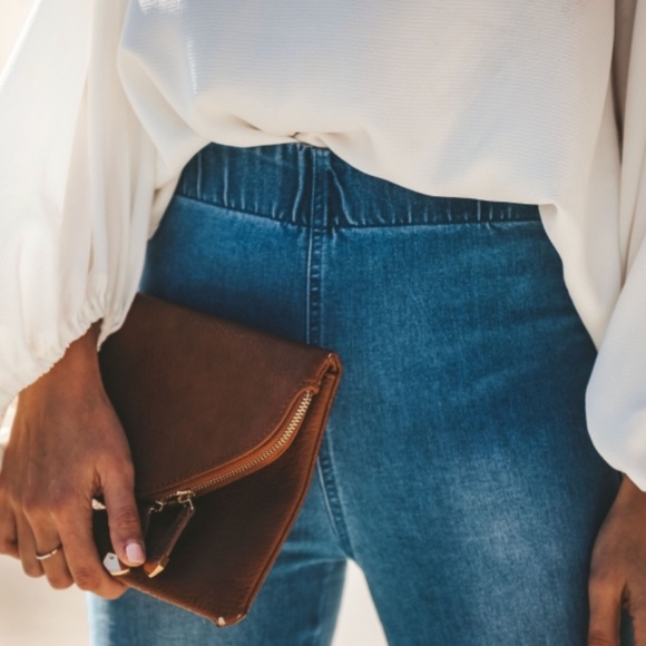 GINGER Distressed Bell Bottom Jeans - Picture 3 of 12